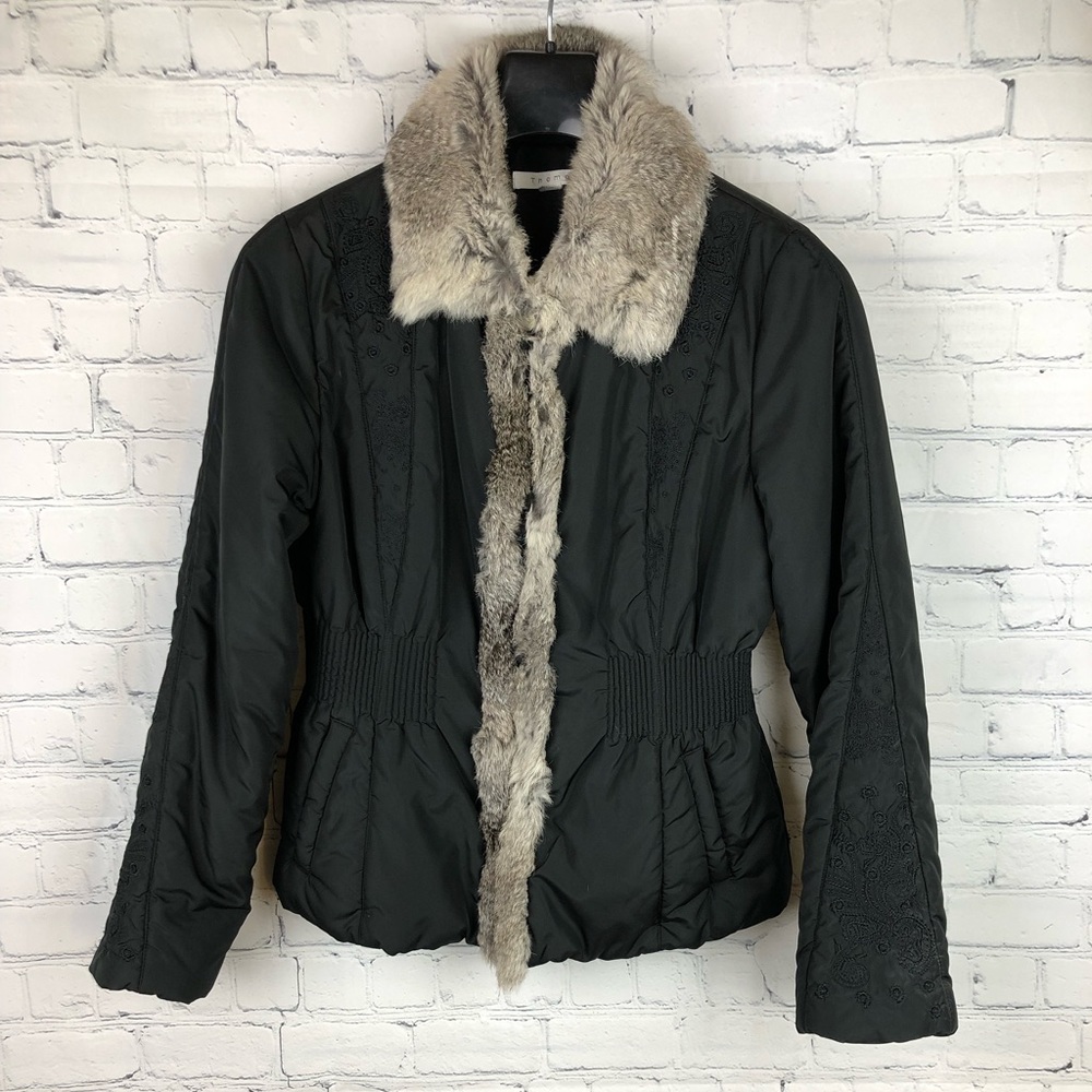 Theme, Faux Fur Down Jacket, Women's UK 38 / US 6
